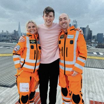 London's Air Ambulance patient Jordan, meeting our paramedics who saved him